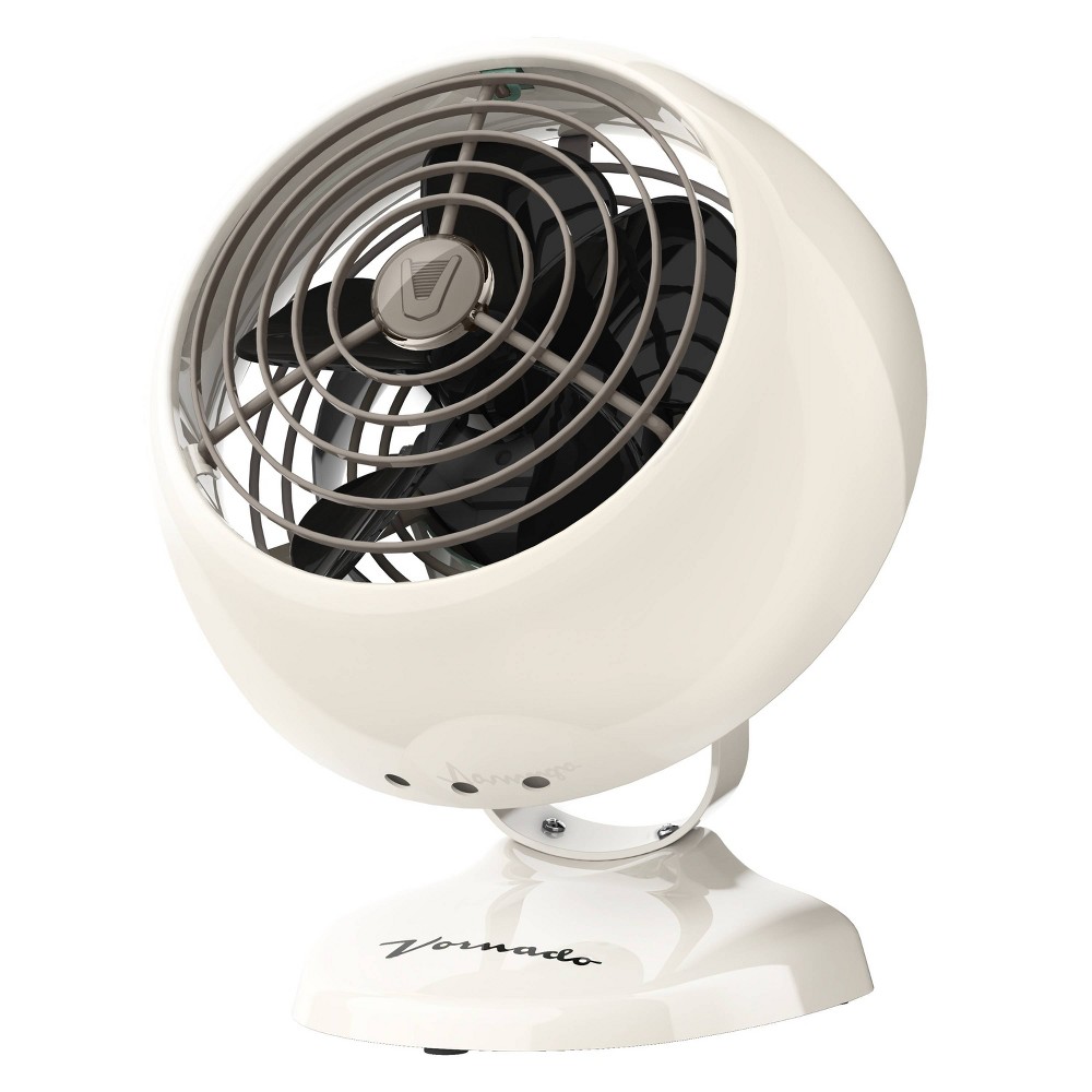 Photos - Fan Vornado VFAN Mini Classic Personal Vintage Air Circulator  Vintage White: Desk & Table , 2 Speeds, Portable, Electric 