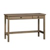 Homy Casa Compact Writing Desk with 2 Drawers for Home Office or Bedroom, Natural Oak - 2 of 4