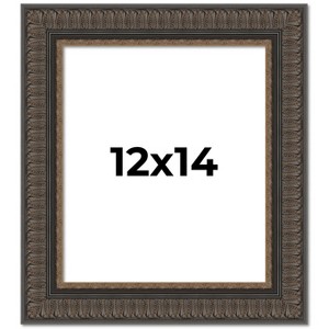 PosterPalooza | Museum Brown Picture Frame - UV Acrylic, Foam Board Backing, Hanging Hardware - 1 of 4