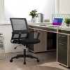 FDW Office Chair Mid-Back Mesh Desk Chair with Lumbar Support  Adjustable Height and Armrests Perfect for Gaming or Home Office Use - 2 of 4