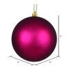 Vickerman Berry Red Ball Ornament - 2 of 4