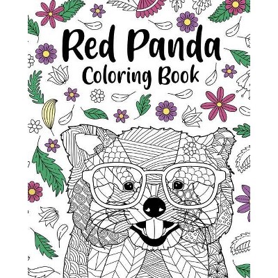 Red Panda Coloring Book - by  Paperland (Paperback)