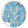 Gioberti Men's Western Cowboy Short Sleeve Shirt with Snap Buttons - 4 of 4