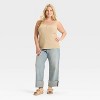 Women's Slim Fit Ribbed Tank Top - Ava & Viv™ - 3 of 3