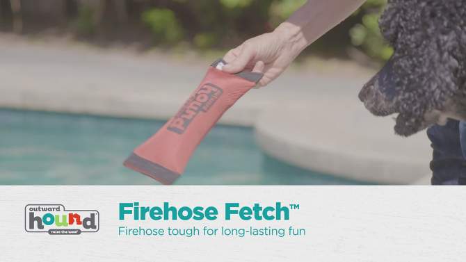 Outward Hound Fire Hose Fetch Dog Toy , 2 of 6, play video