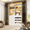 Besiost Closet Organizer System with Wood Drawers and Shelves - 2 of 4