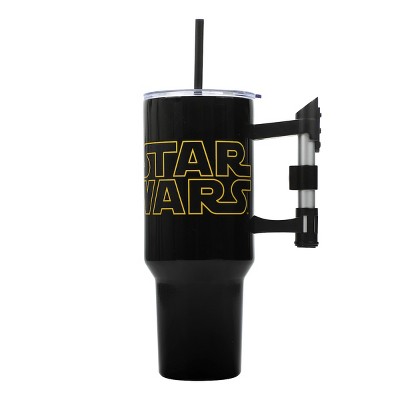 Star Wars 40 Oz Stainless Steel Tumbler With Sculpted Lightsaber Handle