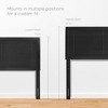 Modway Archie King Wood Headboard – Modern Slatted Solid Wood Headboard with Natural Finish and Clean Lines - 3 of 4