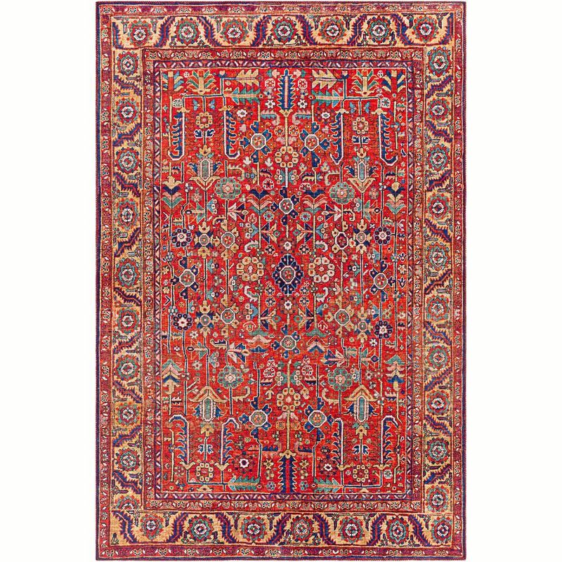 Mark & Day Loveren Woven Indoor Area Rugs Bright Red, 1 of 11