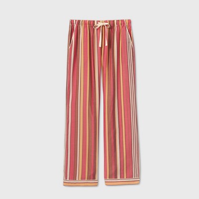 women's striped pajama pants