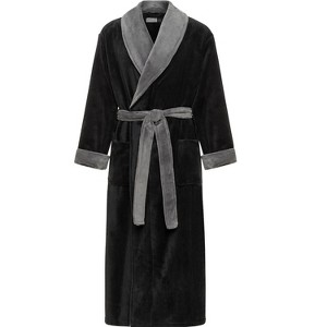 ADR Men's Ultra Plush Fleece Robe, Big and Tall Bathrobe - 1 of 3