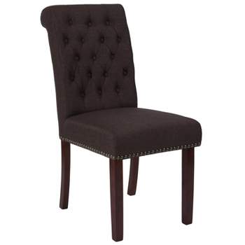 Flash Furniture HERCULES Series Parsons Chair with Rolled Back, Accent Nail Trim
