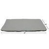 Self-Heating Pet Bed - Thermal Dog Mat with Soft Top for Dogs, Cats, and Small Pets - Washable Crate Pad for Floor or Kennel by PETMAKER (Gray) - 2 of 4