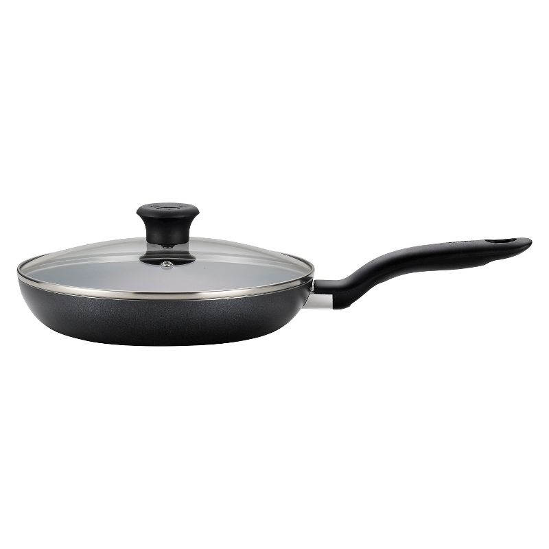 T-fal 10&#34; Frying Pan with Lid, Simply Cook Nonstick Cookware Black, 3 of 6