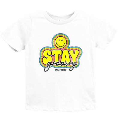 The Juniper Shop SmileyWorld Stay Groovy Youth Short Sleeve Tee
