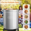 ROVSUN 62QT Stainless Steel Seafood Boil Pot with Strainer Basket, Lid & Hook, Versatile Stock Pot for Turkey Frying & Crab, Lobster, Shrimp Boiling - 4 of 4