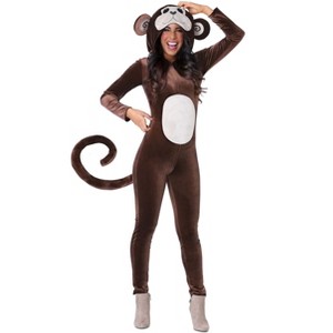HalloweenCostumes.com Jumpsuit Monkey Around Costume for Women - 1 of 4