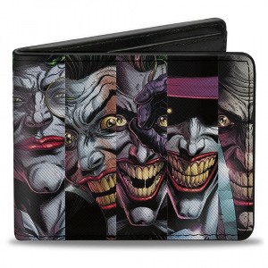 Adult The Joker 10-Comic Book Cover Blocks Bi-fold Wallet - 1 of 3