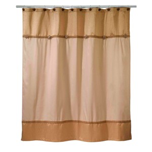 Avanti Braided Medallion Shower Curtain - 1 of 3
