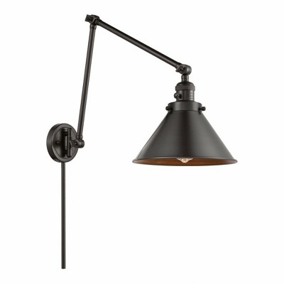 Franklin Restoration - 1 Light Briarcliff Swing Arm Wall Sconce In TraditionalStyle-30 Inches Tall and 10 Inches Wide