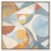 Art Remedy Saturated Geos Boho Neutral Abstract Wall Art Framed - 3 of 4