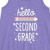 - Instant Message - Hello Second Grade Graphic Sleeveless Aline Dress - 2 of 4