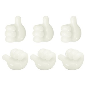 Unique Bargains Cord Holders Cable Clips for Nightstand Plastic Modern Minimalist Cable Clips - 1 of 4