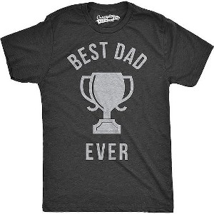 LEVEN SIXTEEN Mens Best Dad Ever Trophy Funny T Shirts - 1 of 3