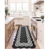 Modern Machine Washable Area Rug for Living Room Bedroom Rug Non Slip Non Shedding Low Pile Indoor Carpet Foldable Soft Floor Rugs for Kitchen Office - 2 of 4