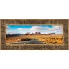 PosterPalooza | Panoramic Sculpted Black Picture Frame - UV Acrylic, Foam Board Backing, Hanging Hardware - 4 of 4