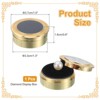 Unique Bargains Acrylic Foam Cushion Mini Diamond Display Boxes with Clear Top Lid 1.5" x 0.6" 3 Pcs - 2 of 4