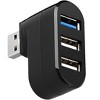 Sanoxy High Speed 3 Port USB 3.0 Multi HUB Splitter Expansion Desktop PC Laptop Adapter - 2 of 4