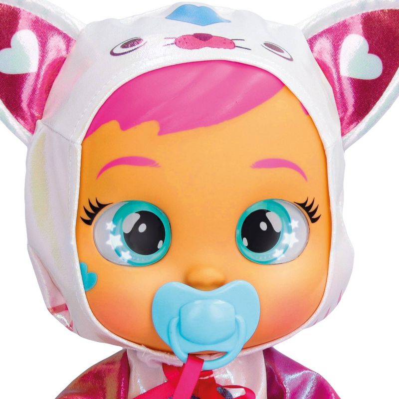 Cry Babies Singing Daisy Interactive Baby Doll w/ Light-Up Eyes, 5 of 10