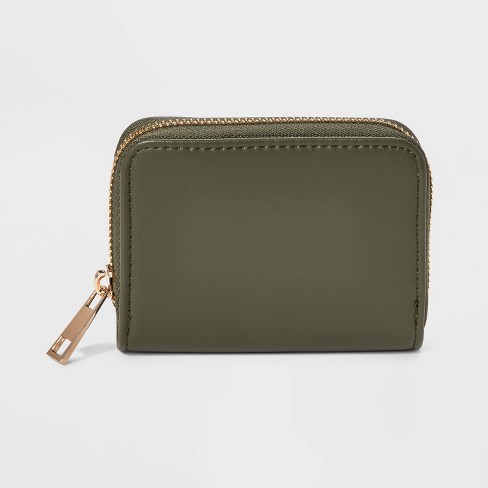 Small Zip Wallet A New Day Olive Green