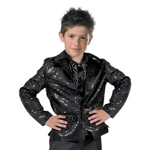 Halloween Express Boys' 70s Sequin Disco Jacket Costume - 1 of 1