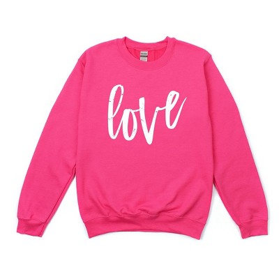 Simply Sage Market Women's Graphic Sweatshirt Love Cursive