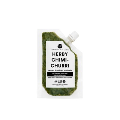 Haven's Kitchen Herby Chimichurri Steak Sauce, Marinade & Dressing - 5oz