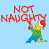 Men's The Simpsons Christmas Bart Not Naughty T-Shirt - image 2 of 4