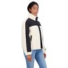 Women's Faux Fur Teddy Mixed Media Jacket - SEBBY - 2 of 3