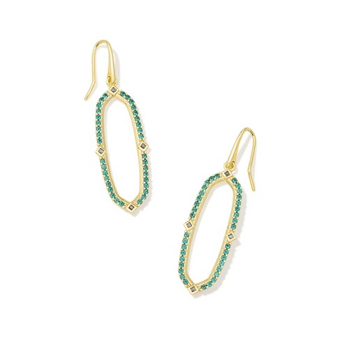 Target green earrings store