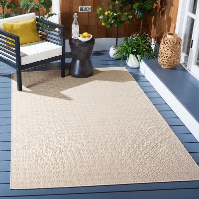 Hampton Yellow Rectangular Synthetic Indoor/Outdoor Area Rug