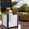 50 Gallon Resin Deck Box, Lockable Waterproof Ourdoor Storage Container for Pool Accessories, Patio and Garden Tools - 3 of 4