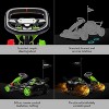 24V Go Kart, Electric Drift Kart Car with Adjustable Seat, Outdoor Ride On Toy with Variable Speed Mode, High-Speed Racing for Kids 6+ - 4 of 4
