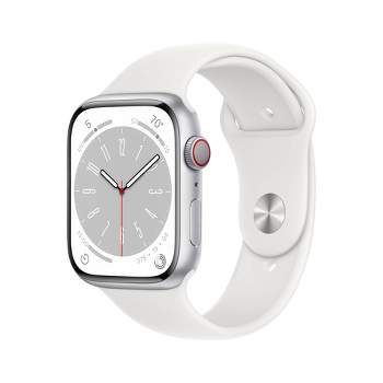 Apple Watch Series 8 Gps 41mm Silver Aluminum Case With White