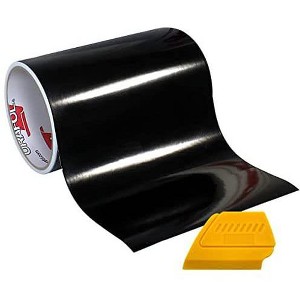 Oracal -  12in x 6ft, 751 Premium Long-Term Indoor & Outdoor Craft Vinyl Roll incl. Hard Yellow Squeegee - Gloss Black - 1 of 1