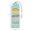Dicksons Smile Mint Green 6 x 2 Inch Cardstock Keepsake Tassels Bookmarks Pack of 12 - 3 of 4