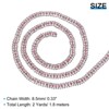 Unique Bargains DIY Jewelry Clothing Shoe Decoration Beaded Trim Rhinestone Chains - 2 of 4