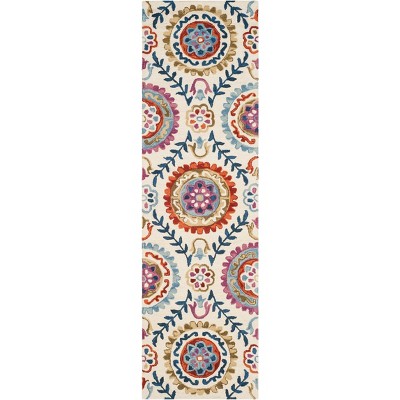 Suzani SZN374 Hand Hooked Indoor Indoor Rugs - Safavieh