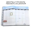 Friends Daily Planner for Kids and Adults, 96 pages, Black - 4 of 4