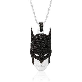 Justice League Mens Batman Pendant Necklace, 24"